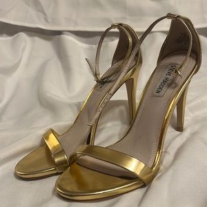 Golden Steve Madden heels